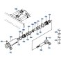 Dozer Cylinder Assembly for Kubota KH191 Mini Excavator