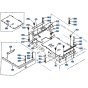 Floor Plate Assembly for Kubota KH191 Mini Excavator