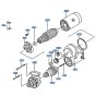 Starter Assembly for Kubota KH35
