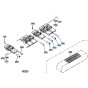 Crawler Assembly for Kubota KH61 Mini Excavator