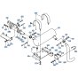Exhaust Assembly for Kubota KH66 Mini Excavator