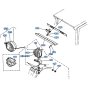 Lighting Assembly for Kubota KH66 Mini Excavator