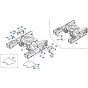 Track Frame Assembly for Kubota KH66 Mini Excavator
