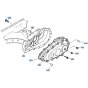 Drive Gear Case Assembly for Kubota KH66 Mini Excavator