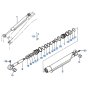 Arm Cylinder Assembly for Kubota KH90 Mini Excavator