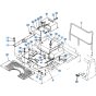Floor Plate Assembly for Kubota KH90 Mini Excavator