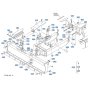 Blade (Angle) Assembly for Kubota KX040-5 Mini Excavator