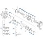 Drive Motor Assembly -1 for Kubota KX040-5 Mini Excavator