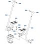 Control Lever (Travel) Assembly for Kubota KX080-3 Mini Excavator