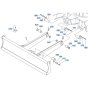 Blade Assembly for Kubota KX080-3 Mini Excavator