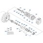 Drive Motor Assembly -2 for Kubota KX080-3 Mini Excavator