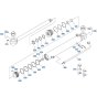 Swing Cylinder Assembly for Kubota KX080-4s Mini Excavator