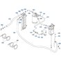 Fuel Cooler Assembly for Kubota KX080-4s Mini Excavator