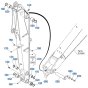 Arm Assembly for Kubota KX080-5 Mini Excavator