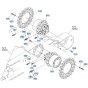 Drive Motor Assembly for Kubota KX080-5 Mini Excavator