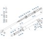 Boom Cylinder Assembly for Kubota KX080-5 Mini Excavator