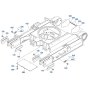 Track Frame Assembly for Kubota KX080-5 Mini Excavator