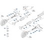 Idler Assembly -1 for Kubota KX080-5 Mini Excavator