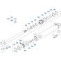 Blade Cylinder (Angle) Assembly for Kubota KX080-5 Mini Excavator