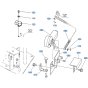 Idle Air Control Motor Assembly for Kubota KX161-3s Mini Excavator