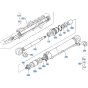 Telescopic Cylinder Assembly for Kubota KX91-3s Mini Excavator