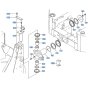Center Pin Assembly for Kubota R310 Loader