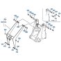 Shovel Frame Assembly for Kubota R310 Loader