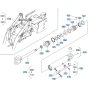 Steering Cylinder Assembly for Kubota R430 Loader
