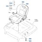 Seat Assembly for Kubota R430 Loader