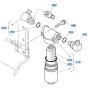 Oil Filter Assembly for Kubota R430 Loader