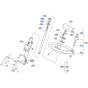 Steering Column Assembly for Kubota R430 Loader