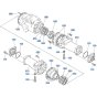 Axle Case (Rear) Assembly for Kubota R430 Loader