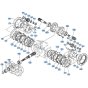 Differential Case (Rear) Assembly for Kubota R430 Loader