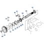 Fuel Camshaft Assembly for Kubota R510 Loader