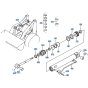Tilt Cylinder Assembly for Kubota R510 Loader