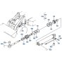Steering Cylinder Assembly for Kubota R510 Loader