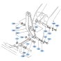 Tilt Arm Assembly for Kubota R520 Loader
