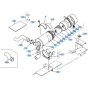 Air Cleaner Assembly for Kubota R520 Loader
