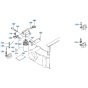 Oil Filter Assembly for Kubota R520 Loader