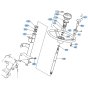 Steering Assembly for Kubota R520 Loader