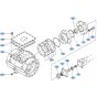Differential Case (Front) Assembly for Kubota R520 Loader
