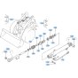 Tilt Cylinder Assembly for Kubota R520 Loader