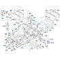 Rear Frame Assembly for Kubota R530 Loader