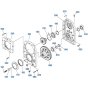 Rear Brake Assembly for Kubota R530 Loader