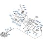 Control Lever Assembly -2 for Kubota R530 Loader