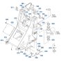 Front Frame Assembly for Kubota R630 Loader