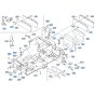 Rear Frame Assembly for Kubota R630 Loader