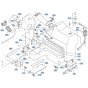Fuel Tank Assembly for Kubota R630 Loader
