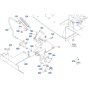 Accelerator Pedal Assembly for Kubota R630 Loader