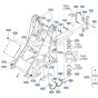 Front Frame Assembly for Kubota R640 Loader